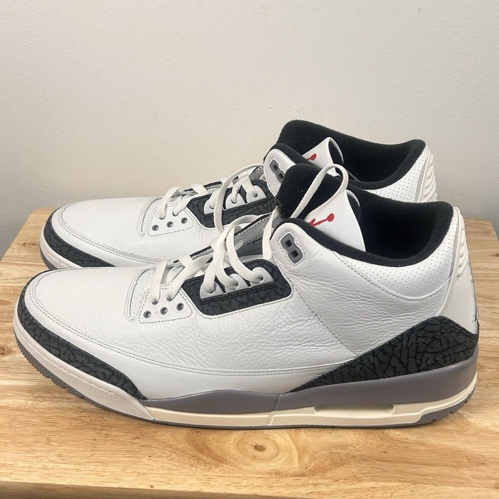 Nike Air Jordan 3 Retro Cement Grey CT8532-106 Men’s Size 17 NWOB